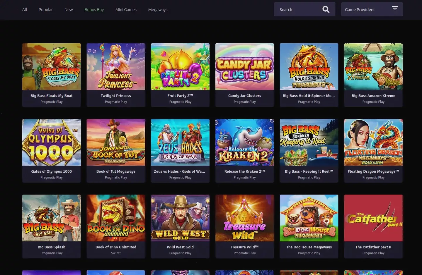 Игровой интерфейс Изи Кэш